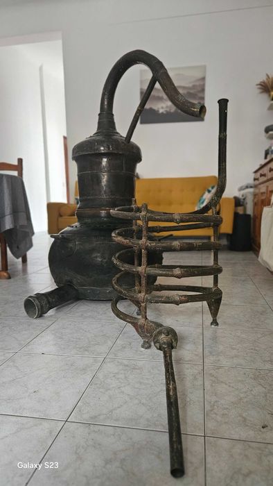 Raro Alambique Francês "A. VAQUETTE" (Paris, Séc. XIX) - 140 cm