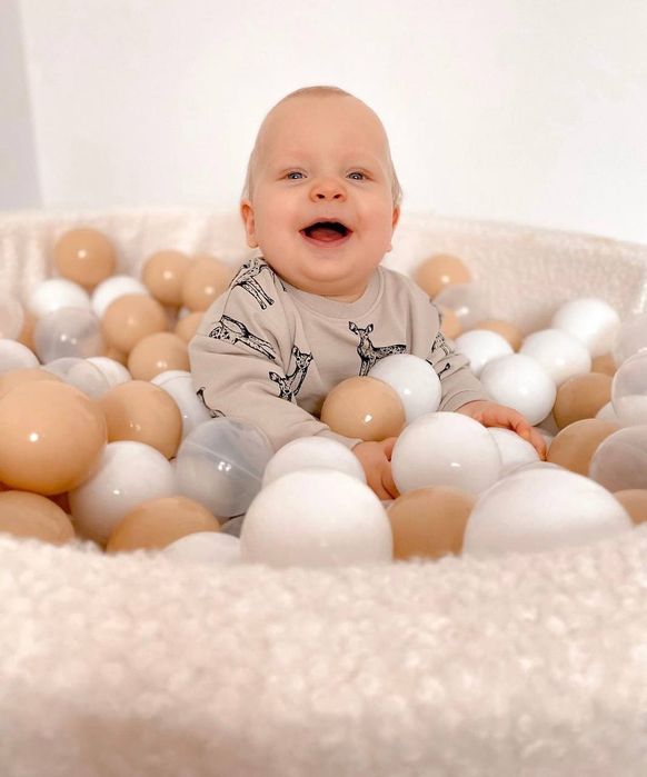 Детский сухой бассейн Теди  с шариками и без. Сухі басейни з кульками