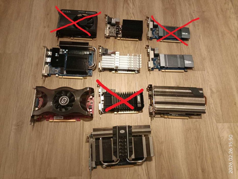 Відяхи NVIDIA & Radeon (GT 710, 730, R7 250) — Асортимент