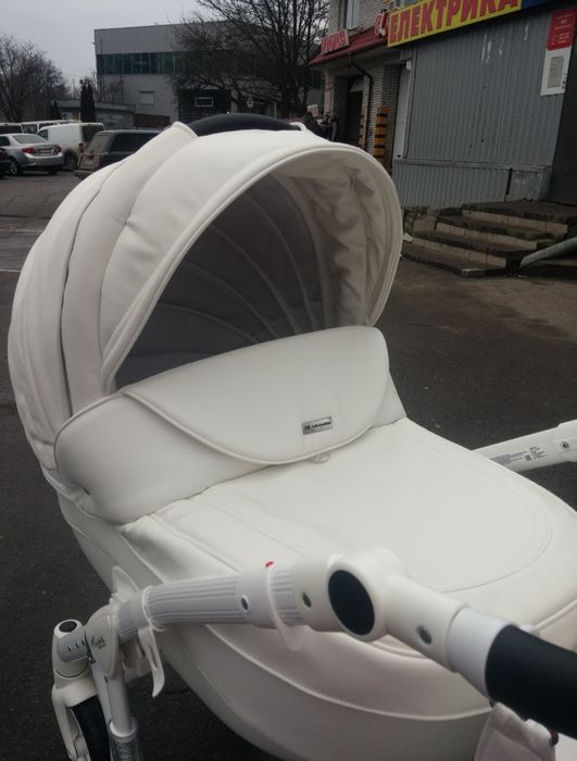 Коляска Adamex Barletta de Luxe 2в1 эко-шкіра