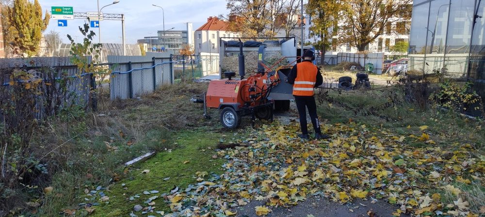 Zrębkowanie mobilne, rębak mobilny, rębakowanie  u klienta