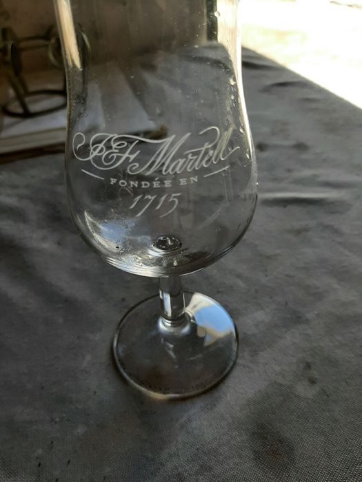 Copo vidro novo FFMARTELL.