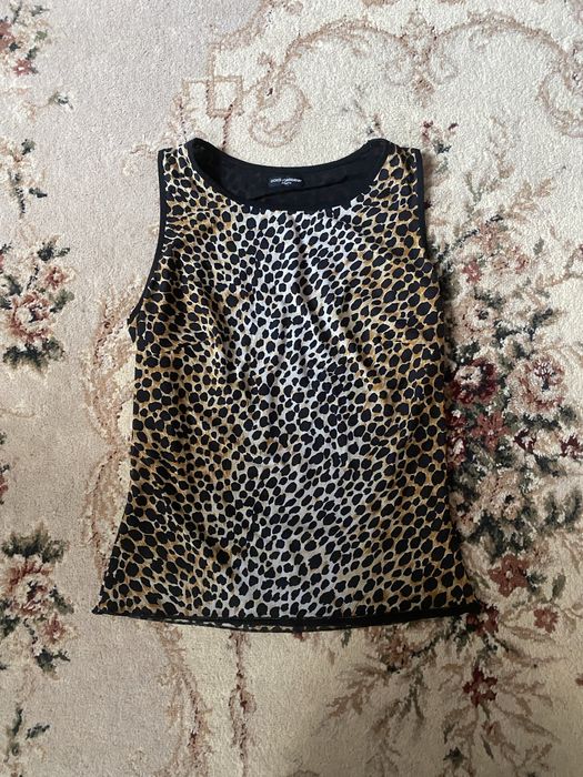 Майка dolce & gabbana жіноча леопардова