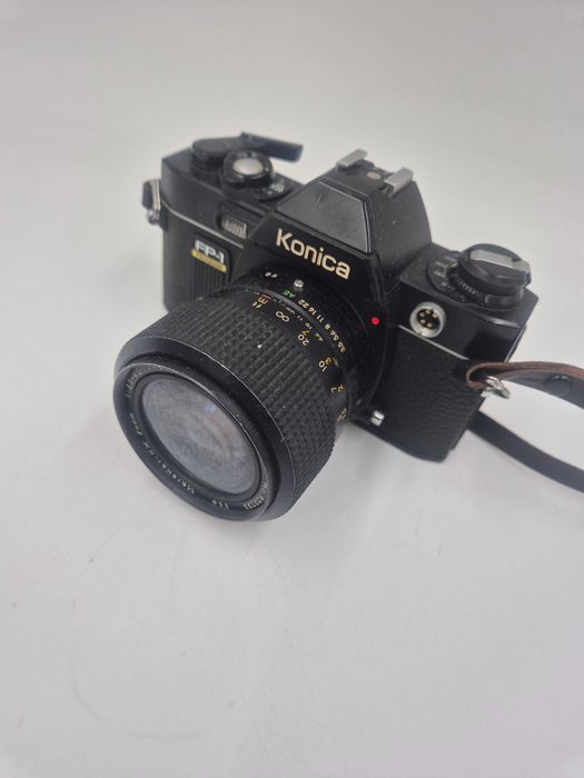 Retro Aparat Analogowy konica FP-1 Program + Obiektyw .