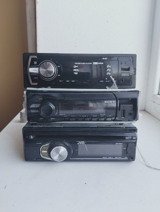 Магнитола New Audio M-67,sony DSX-A30 и JVC KD-R407