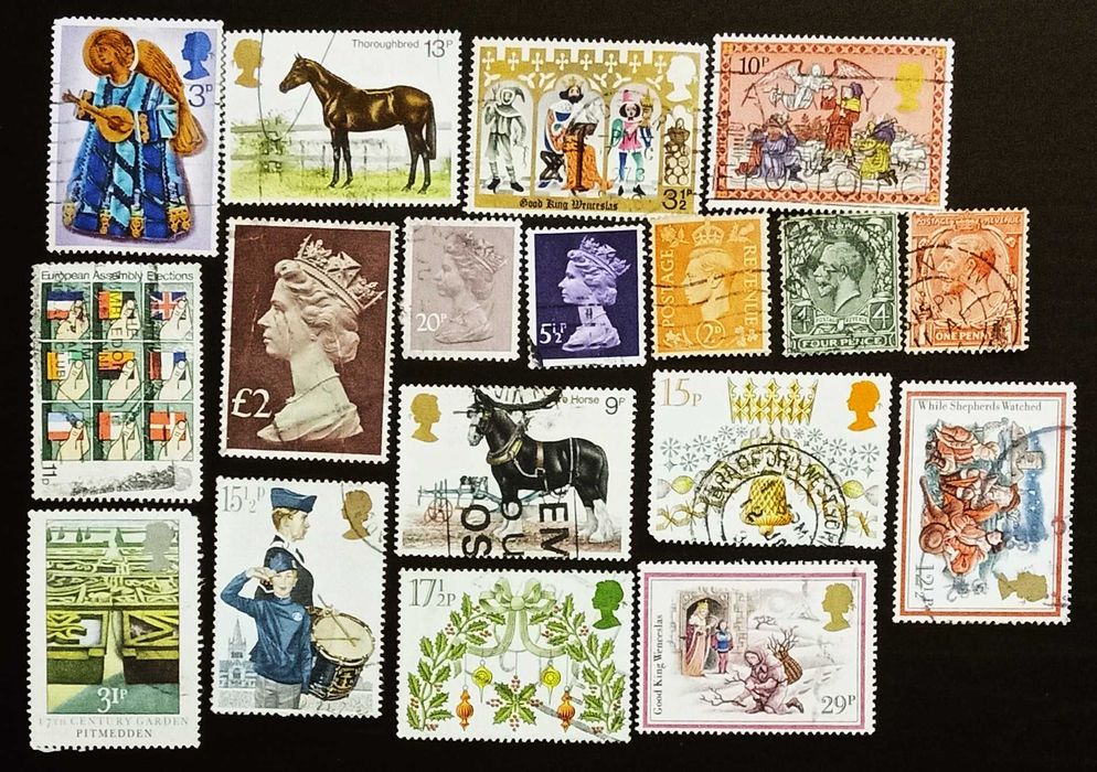 Seleção de Selos Ingleses