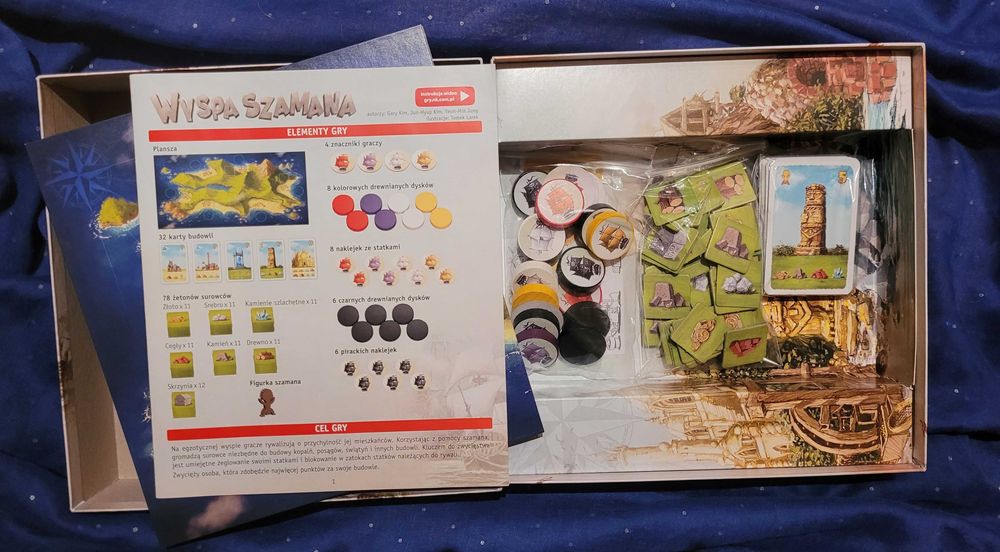 Wyspa szamana - gra planszowa (jak nowa)