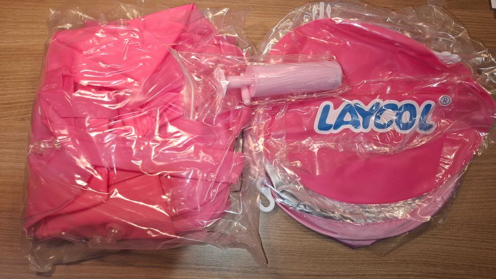 Super Dmuchany Ponton z Daszkiem dla Dzieci - LAYCOL Baby Pool Float