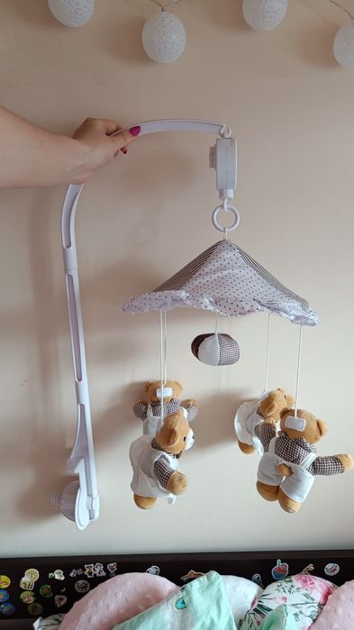 Pozytywka, karuzela misie nad łóżeczko misie