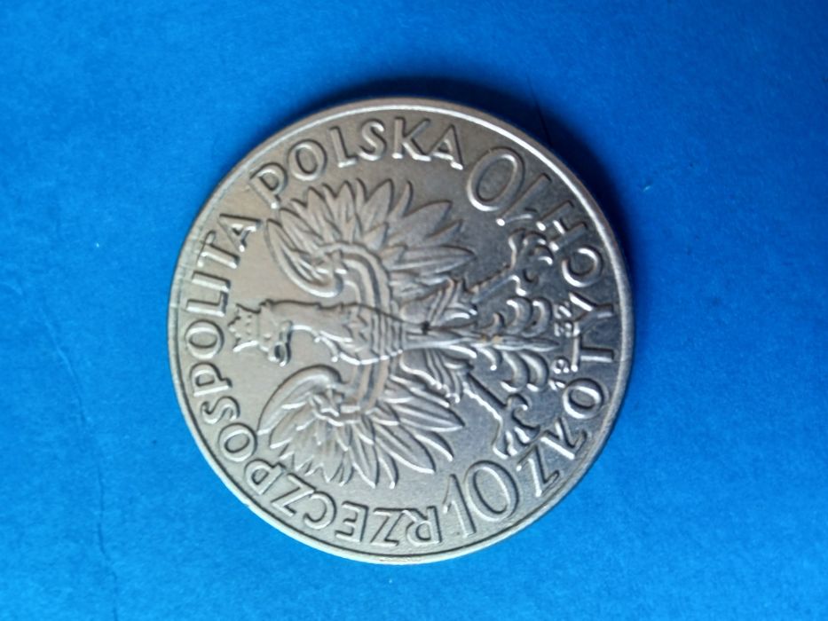 Moneta głową kobiety 10 zł,1932r.