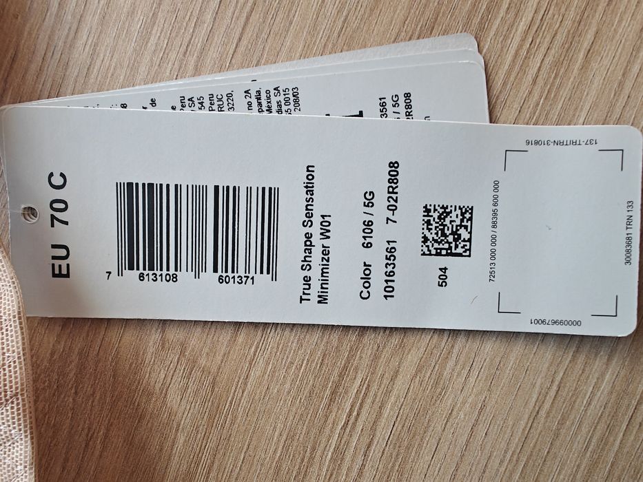 Triumph Shape Sensation Minimizer W01 70C