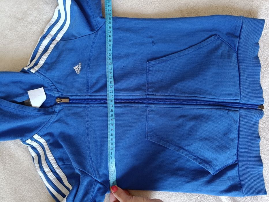 Bluza adidas niebieska