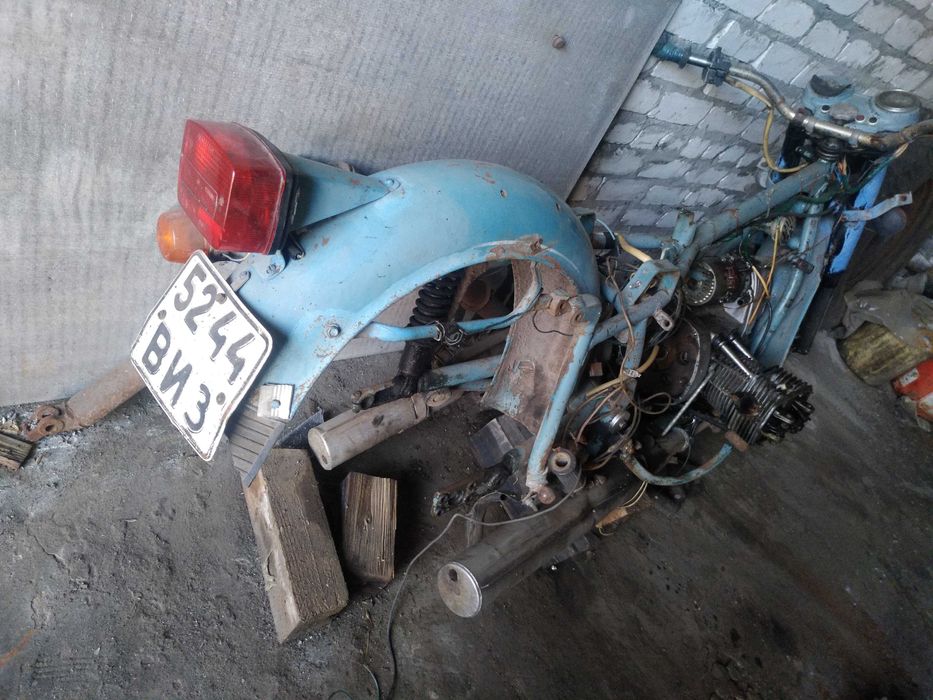 МТ11 Днепр МТ10 МТ9 Крыло Переднее Голубое Коляска Воздухан Переднє МТ