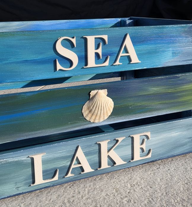 Skrzynka marine w stylu hampton cottage