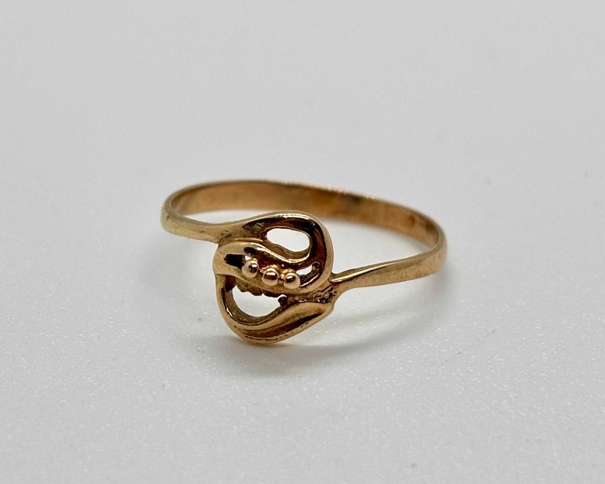 Złoty pierścionek 583 1,58g r 17 /Nowy LOMBARD/CZ-WA