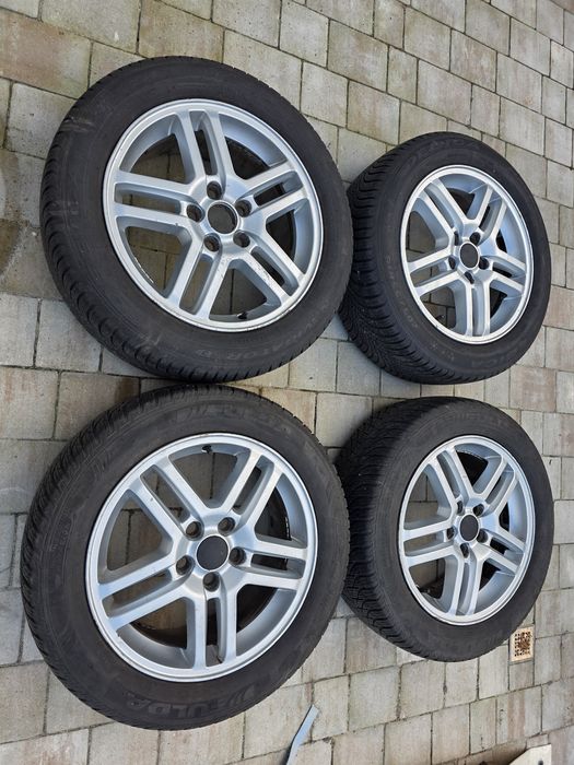 Komplet felg aluminiowych 5x108 16 Ford Volvo koła opony  185/65r15 wielosezonowe felgi alu całoroczne wysyłka opony 22 20 rok