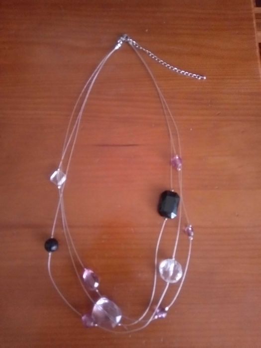 Conjunto de colar e brincos
