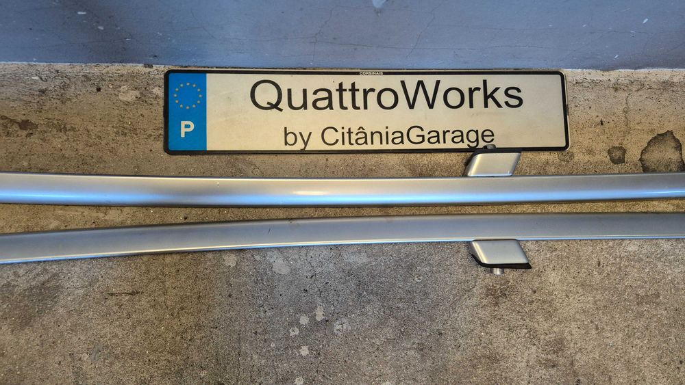 Barras Tejadilho Originais Audi A4 B5 Avant 8D Cinzentas Bom Estado