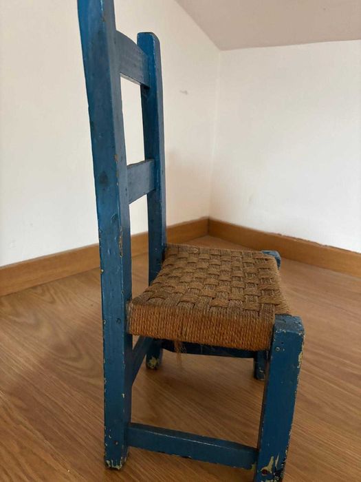 cadeira com forro em corda