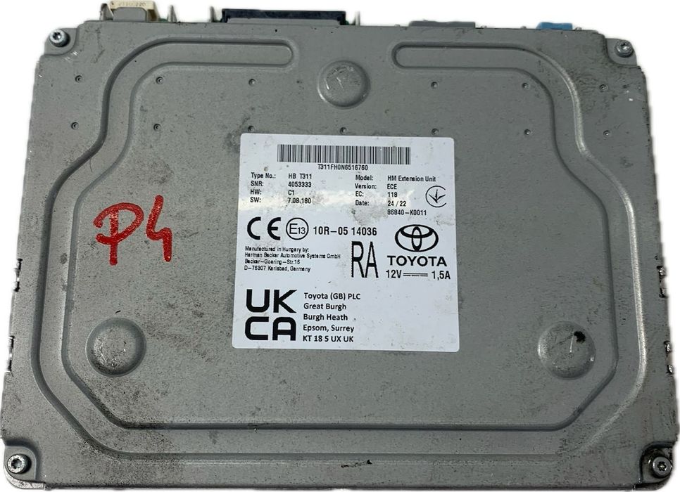 P4 TOYOTA RAV4 RAV-4 V 5 2020 - STEROWNIK NAWIGACJI MODUŁ 86840-K0011