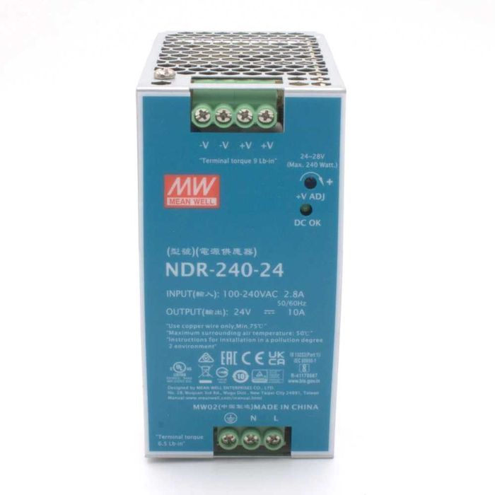 Zasilacz przemysłowy 24V 5A 120W Meanwell