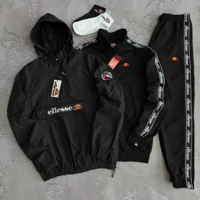 Спортивний чоловічий набір (куртка + олімпійка + штани+ шкарпетки)