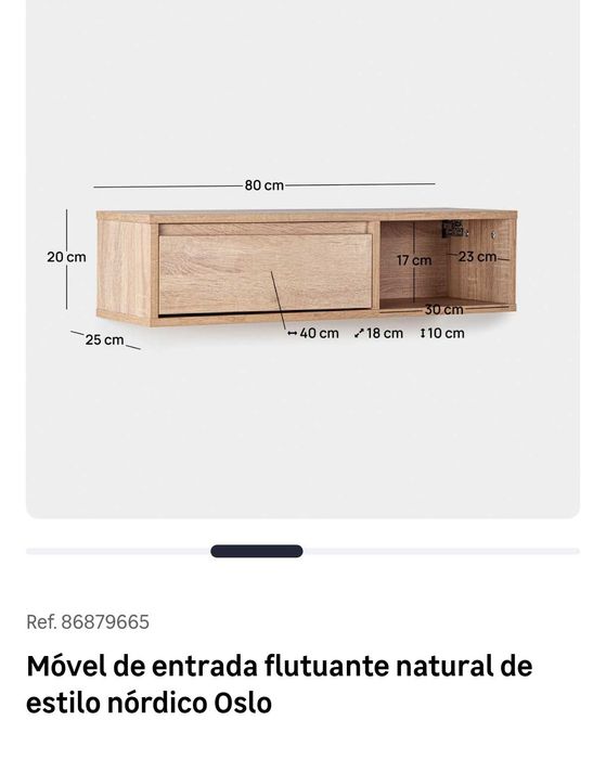 Móvel de entrada Klast Novo