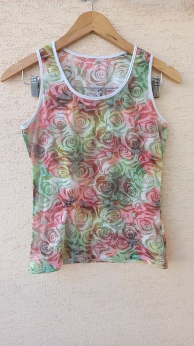 Top Rosas Multicolor