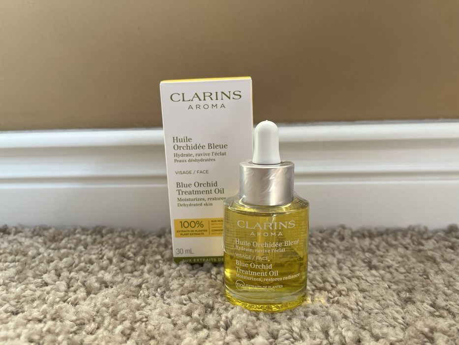 Clarins olejek do twarzy Blue Orchid orchidea