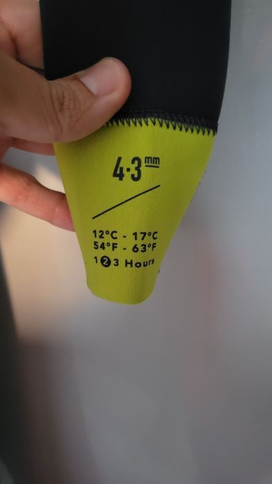Fato de surf bodyboard criança 4/3mm