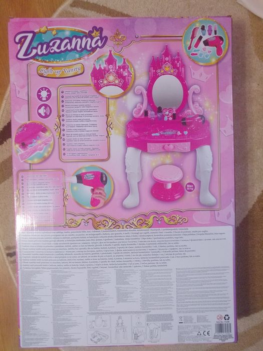 Toaletka z krzesełkiem Zuzanna