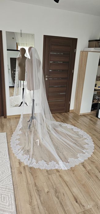 Welon katedralny  - 300 cm - Handmade