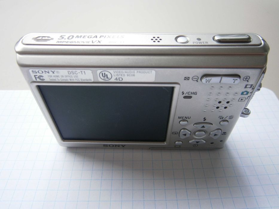 Camera fotográfica Sony DSC T1 para peças