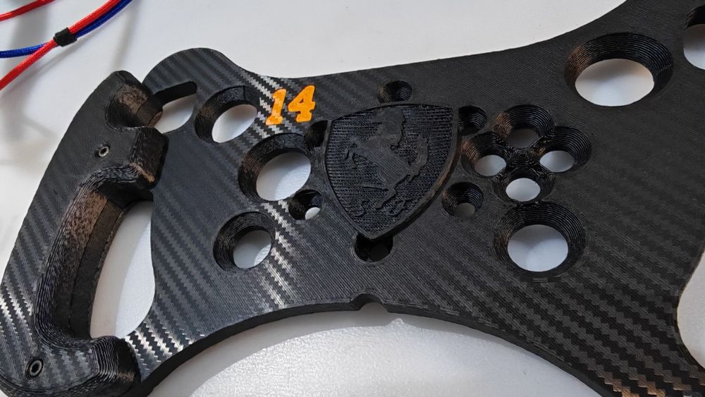 Mod Volante F1 / GT (Impressão 3D) para Thrustmaster T300 RS / GT
