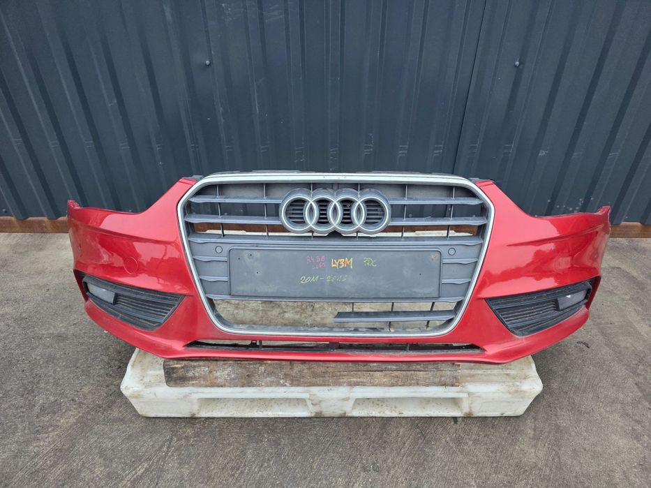 ZDERZAK PRZÓD KOMPLETNY AUDI A4 B8 LIFT 2011-2016 LY3M PDC ORYGINAŁ !