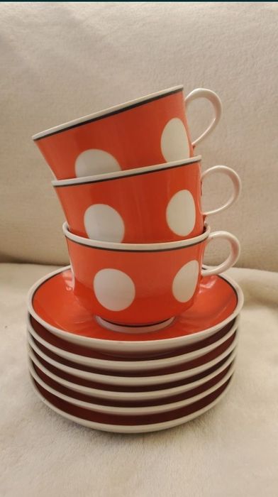 Чашки горох, радянські чашки, блюдца, фарфор