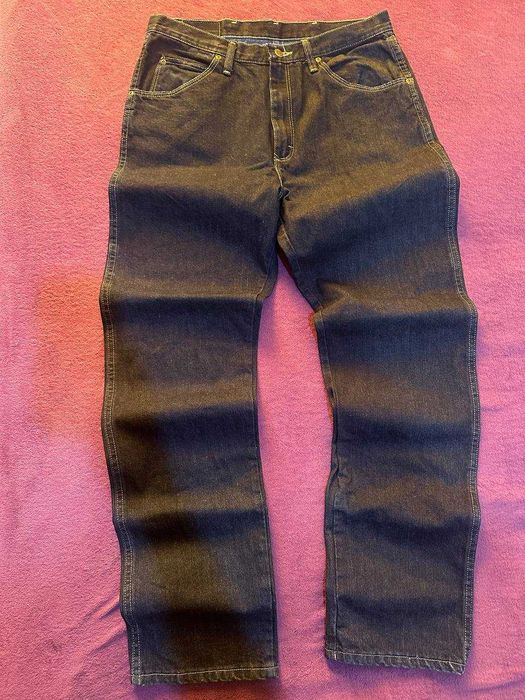 Джинси, темносині, Wrangler, regular, 34р
