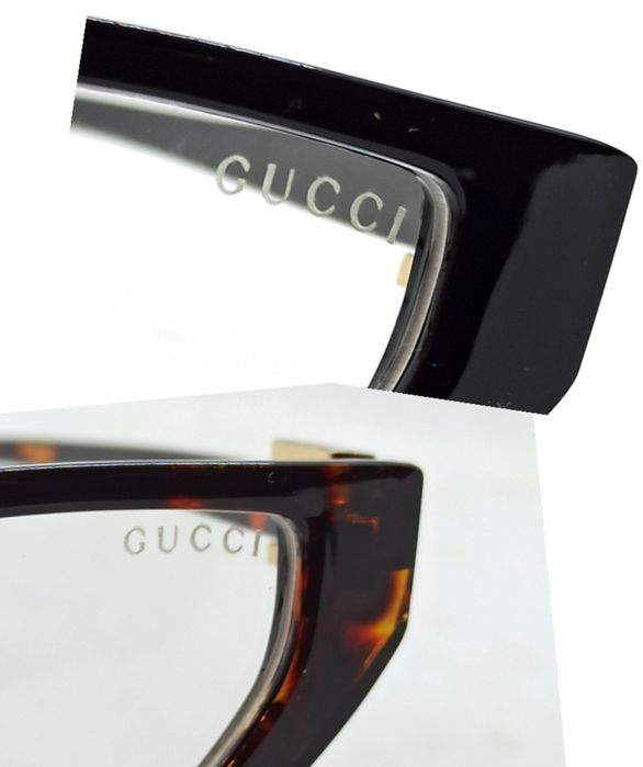 Gucci очки женские имиджевые модные черные и коричневые тигровые