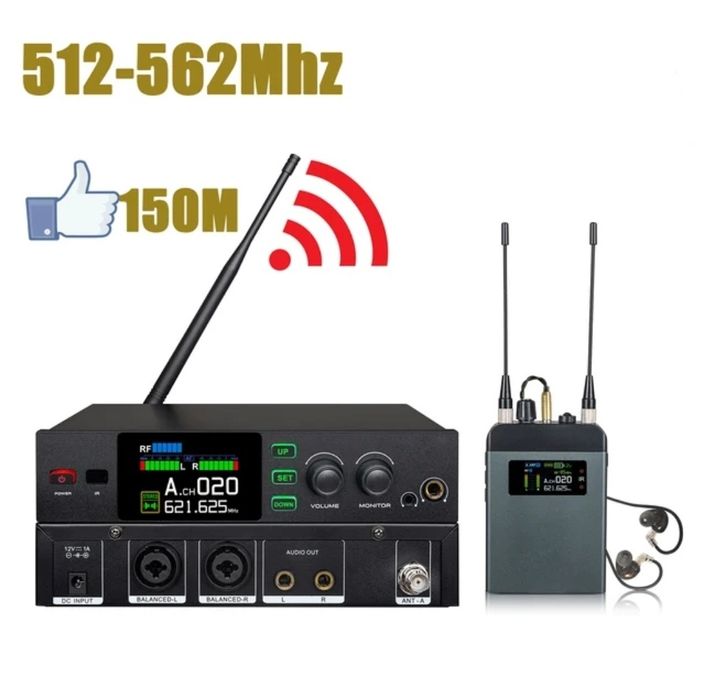 In ear stereo monitor system