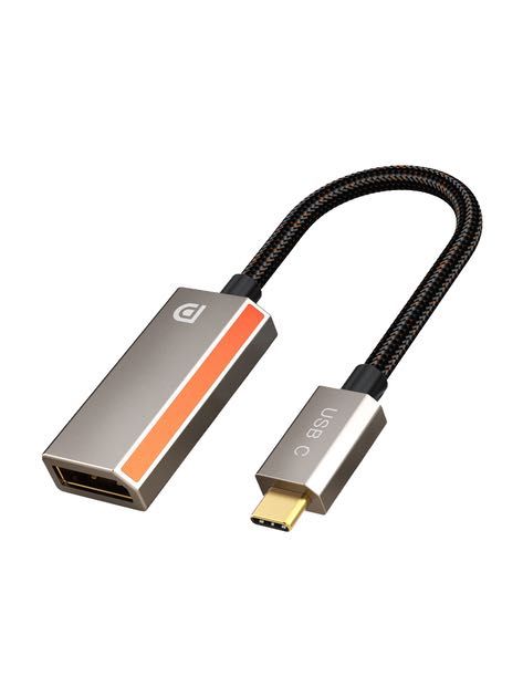 Перехідник Type-C - DisplayPort, 0.2m, v2.0