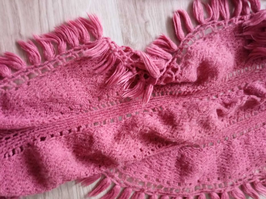 Szalik damski fioletowy