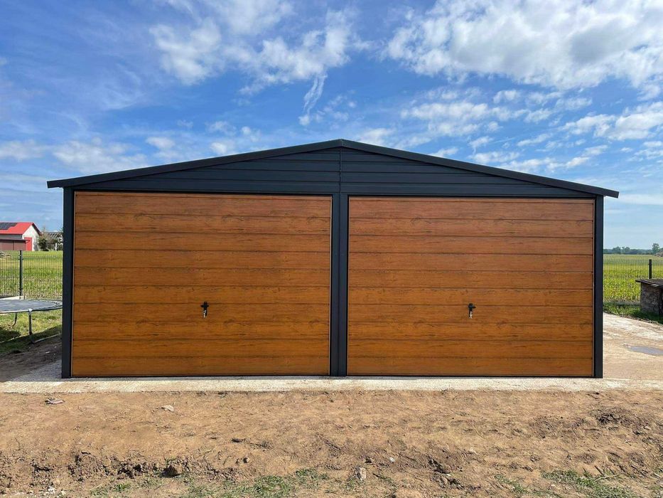 Garaż blaszany 6x5 schowek domek Wzmocniony PROFILAMI. Producent RATY