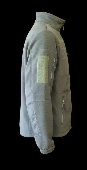 Флісова тактична кофта Олива без капюшона