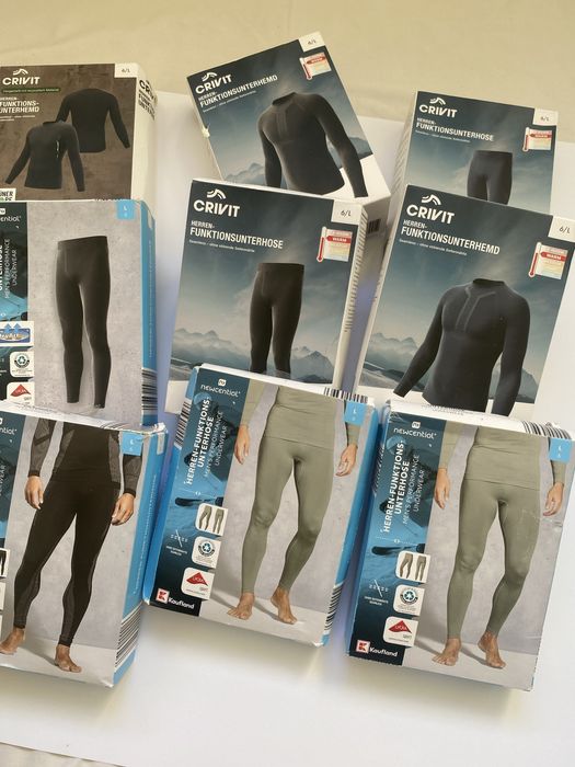 Комлект мужское зональное термобелье crivit термореглан термоштаны