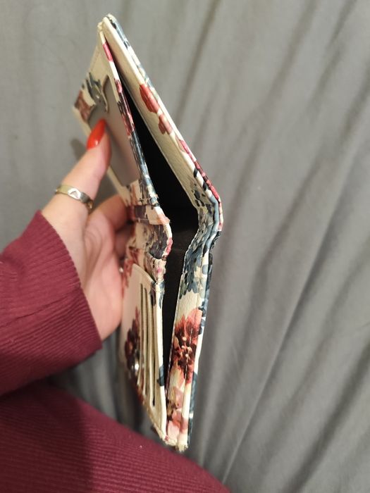 Porta moedas florido