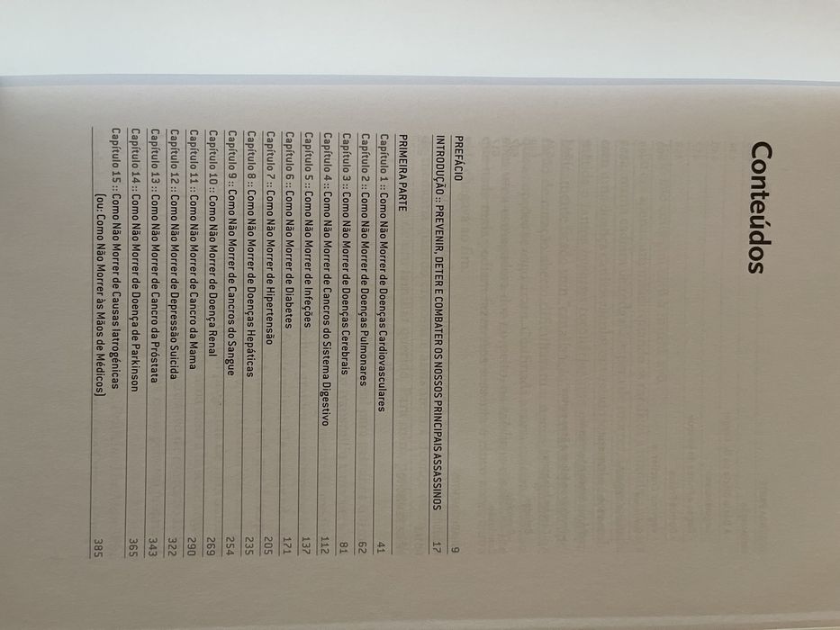 Livro “Como não morrer”