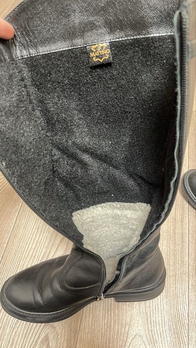 Шкіряні сопоги 37 р