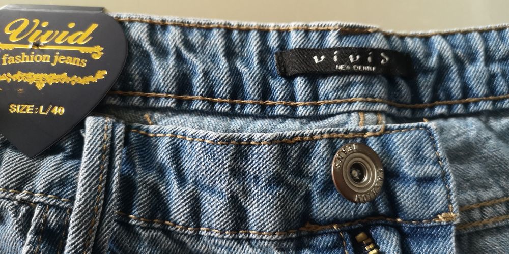Spodenki New Denim Vivid rozm:L/40 pas 84 cm