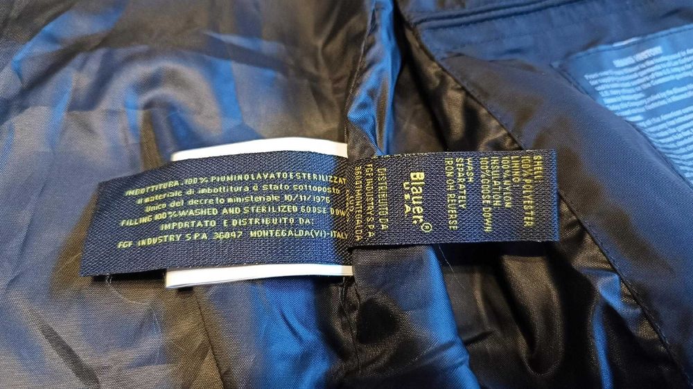 Męska kurtka przejściowa BLAUER U.S.A.BLACK ORION r.M stan idealny