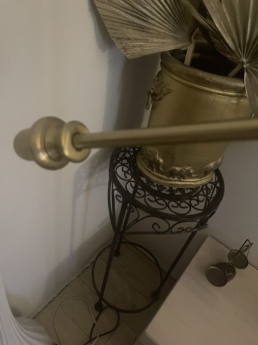 Лампи  напольна світильник и настільна Латунь